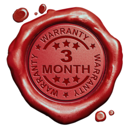 A symbol representing our commitment: a 3-month warranty for pest control services.